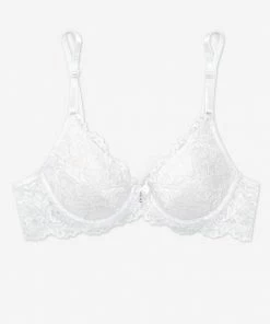 SAS Signature Lace Push-Up Bra | White Lace