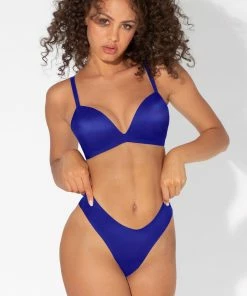 SAS Bras Perfect Wireless Bra | Crazy Colbalt Satin