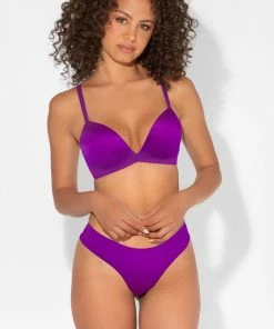 SAS Perfect Wireless Bra | Fierce Violet Satin