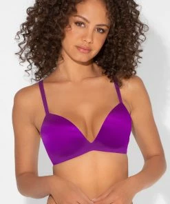 SAS Perfect Wireless Bra | Fierce Violet Satin