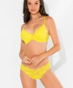 SAS Signature Lace Thong Panty 2 Pack | Cabana Banana/Anthracite Panties
