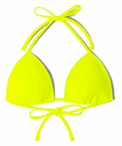 SAS Triangle String Bikini Top | Neon Yellow Swimwear 8 SAS Triangle String Bikini Top | Neon Yellow Swimwear