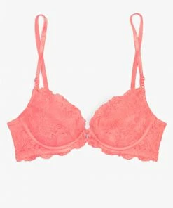 SAS Signature Lace Push-Up Bra | Punchy Peach Bras