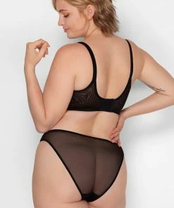 SAS Mesh High Leg Panty 2 Pack | Fierce Violet/Black Hue