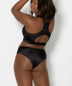 SAS No-Show Hipster Panty 2 Pack | Black/Crazy Cobalt Panties