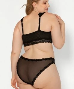 SAS Panties Lace Trim Cheeky Panty 2 Pack | Fanfare/Black Hue