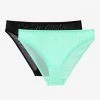 SAS Mesh High Leg Panty 2 Pack | Mint Chip/Black Hue