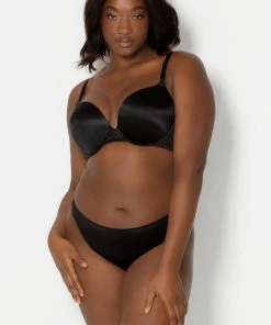 SAS Panties No-Show High Leg Panty 2 Pack | Black/ Light Violet