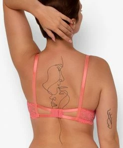 SAS Signature Lace Push-Up Bra | Punchy Peach Bras