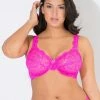 SAS Bras Signature Lace Unlined Underwire Bra | M Pink