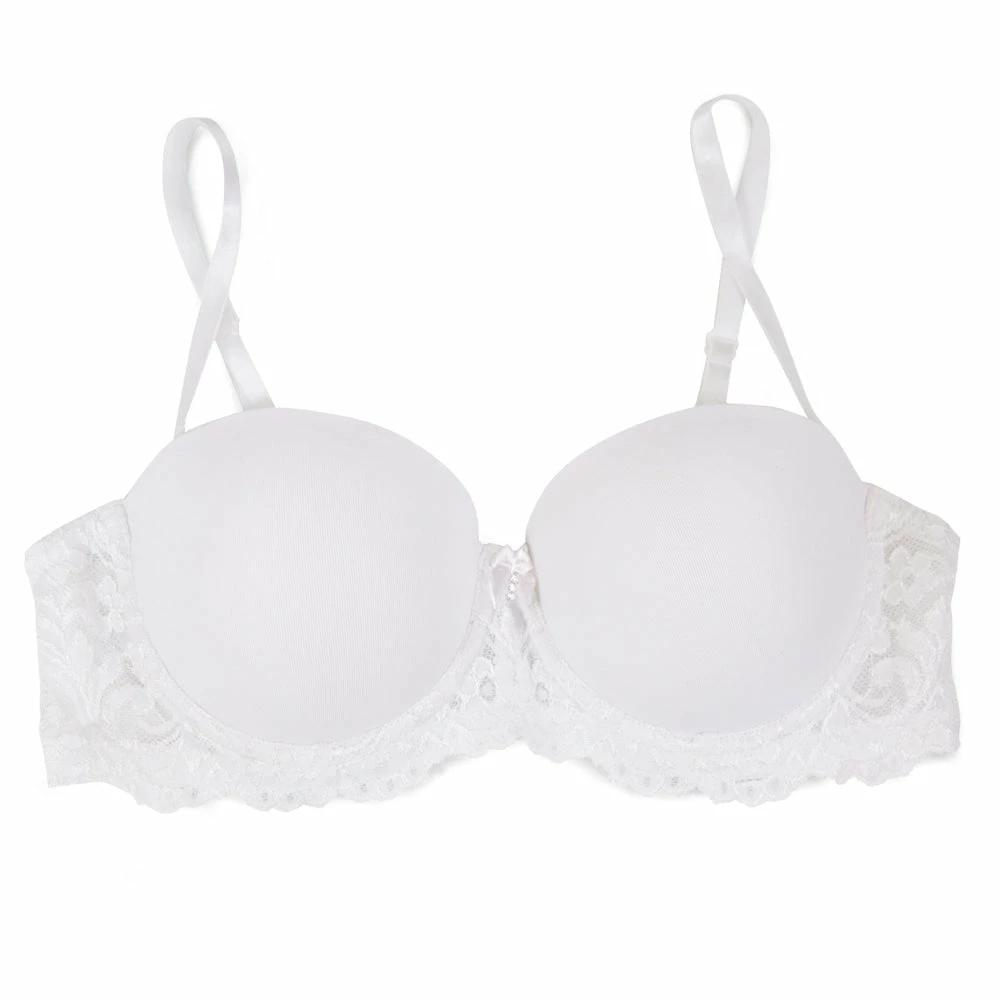 SAS Bras Signature Lace Multi-Way Bra | White 8 SAS Bras Signature Lace Multi-Way Bra | White